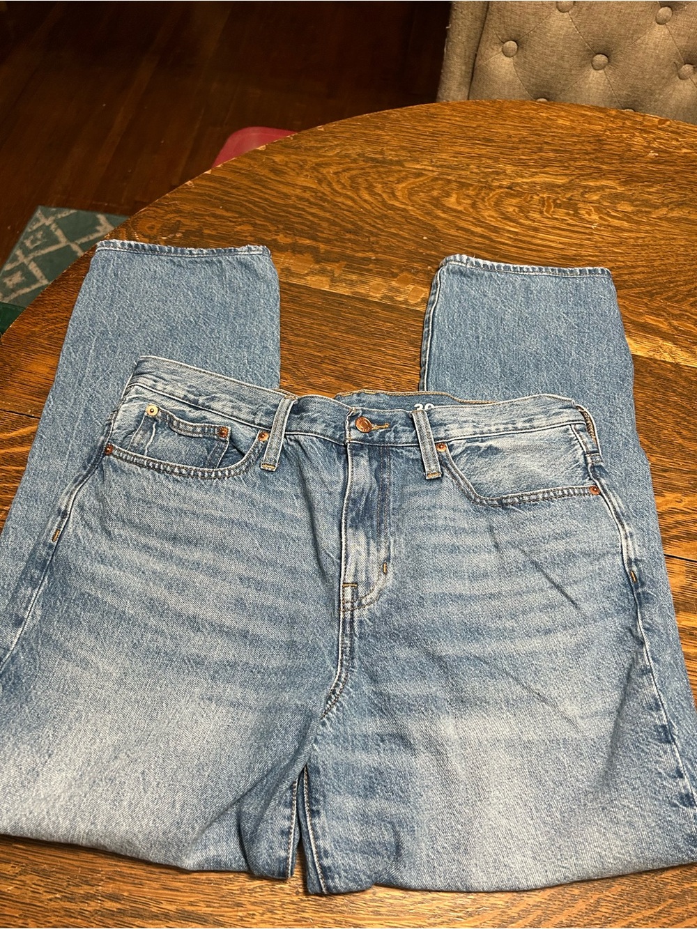 J Crew Slouchy Boyfriend Jeans Women’s Size 30 Light Wash Denim (0146)